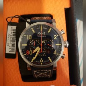 AVI-8 DAMBUSTER 617 Squadron 80th Anniversary Dual Time Chronograph Limited Edit